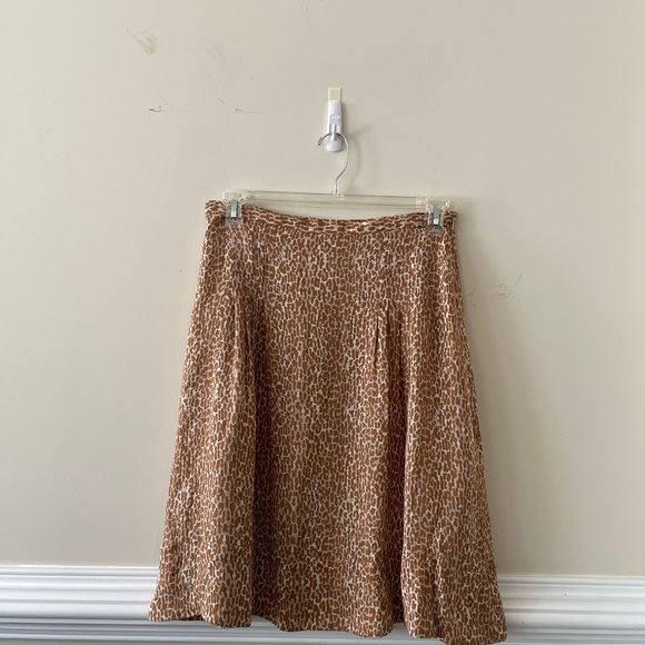 Burberry casual pleated 100% silk skirt with logo - Picture 1 of 6